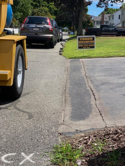 Crack Sealing and Driveway Sealcoating in Grafton MA