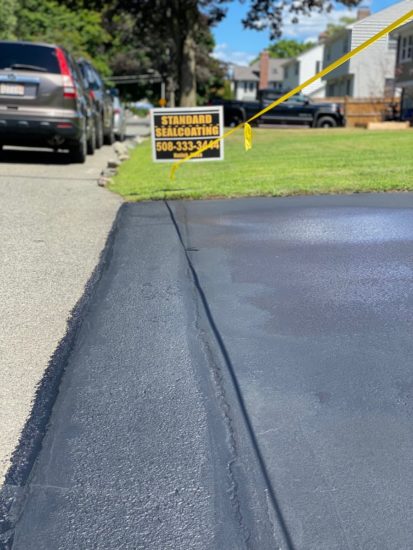 Crack Sealing and Driveway Sealcoating in Grafton MA