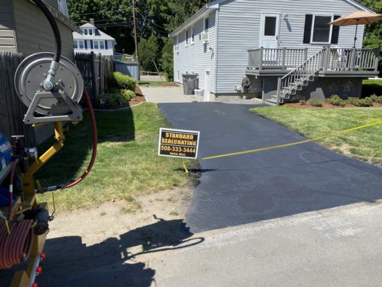 Driveway Sealcoating in Shrewsbury Massachusetts