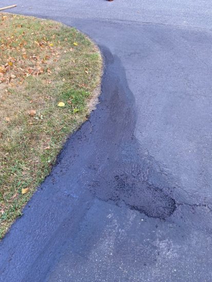 Driveway Sealcoating and Asphalt Patching in Millbury, Massachusetts