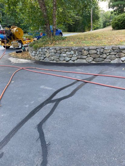 Driveway Sealcoating and Asphalt Patching in Millbury, Massachusetts