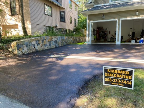 Southborough Massachusetts Driveway Sealcoating