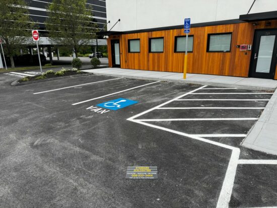 Commercial Line Striping in Marlborough, Massachusetts