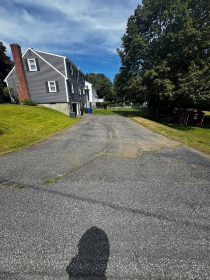 Driveway Crack Repair and Sealcoating, Hopkinton MA