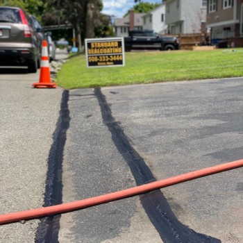 Crack Sealing and Driveway Sealcoating in Grafton MA